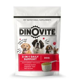 😢 LOST OUR PUPPY😪.  PUPPY/SMALL DOG -DINOVITE SUPPLEMENT.  HAVE 6-90 DAY SUPPLY BAGS. SELLING AT A LOSS! ** ONE YEAR SUPPLY **....ASKING ONLY $100.0