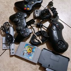 Retro Controllers N64Gme Ps2 Xbox