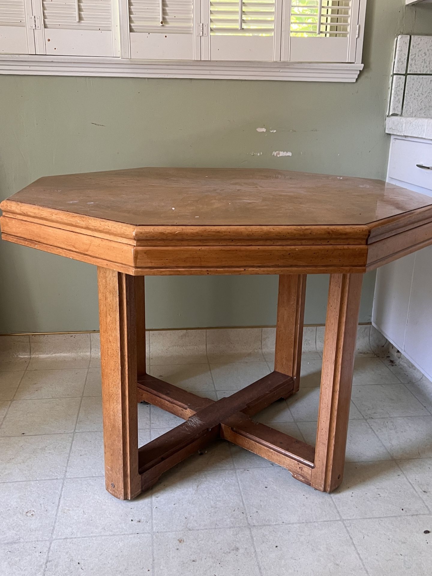 Wood table