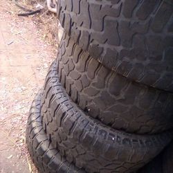 Like New OFF ROAD Tires 20INCH WITH 5TH WHEEL 