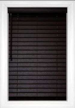 Brand new Expresso Faux Horizontal Blinds