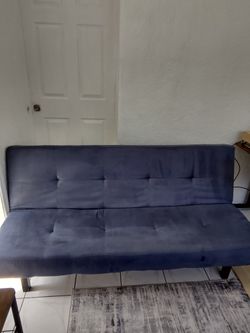 Blue Futon