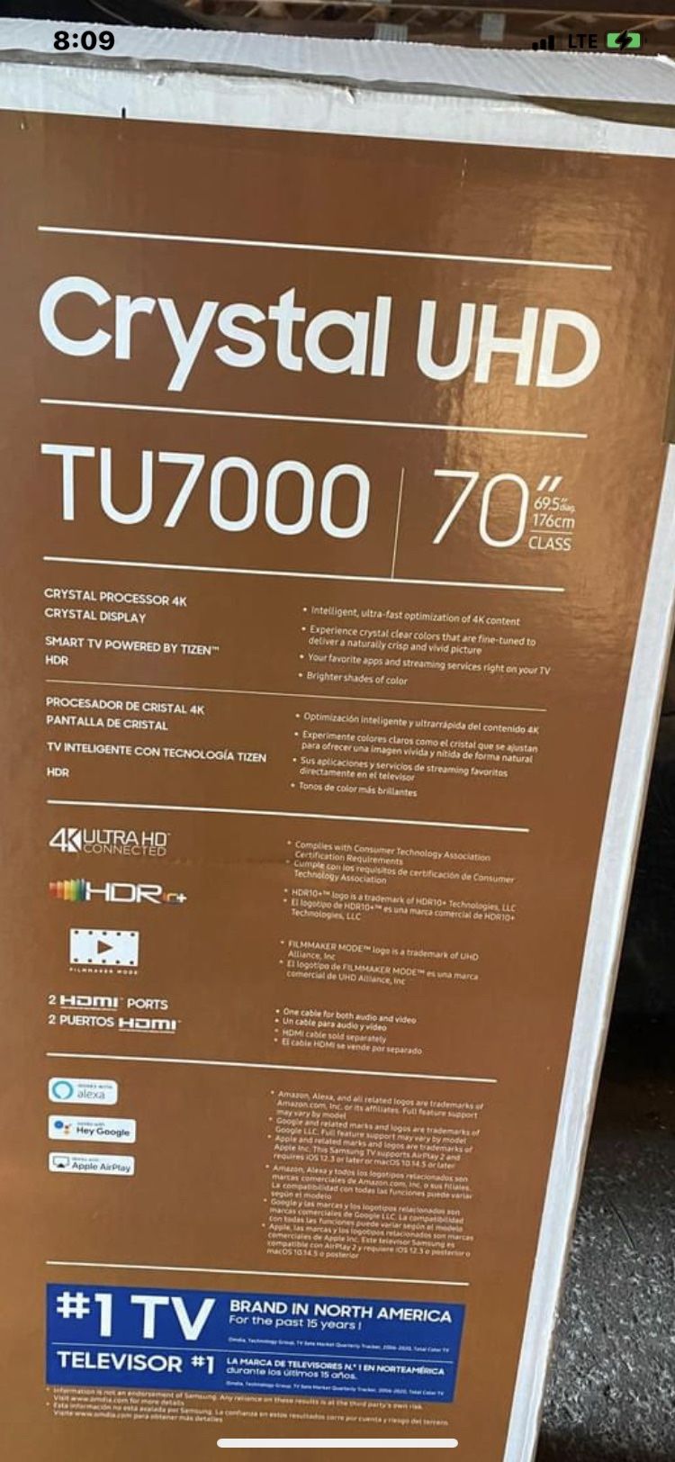 70” Inch Samsung 4k Smart tv 📺 …$450.00!!