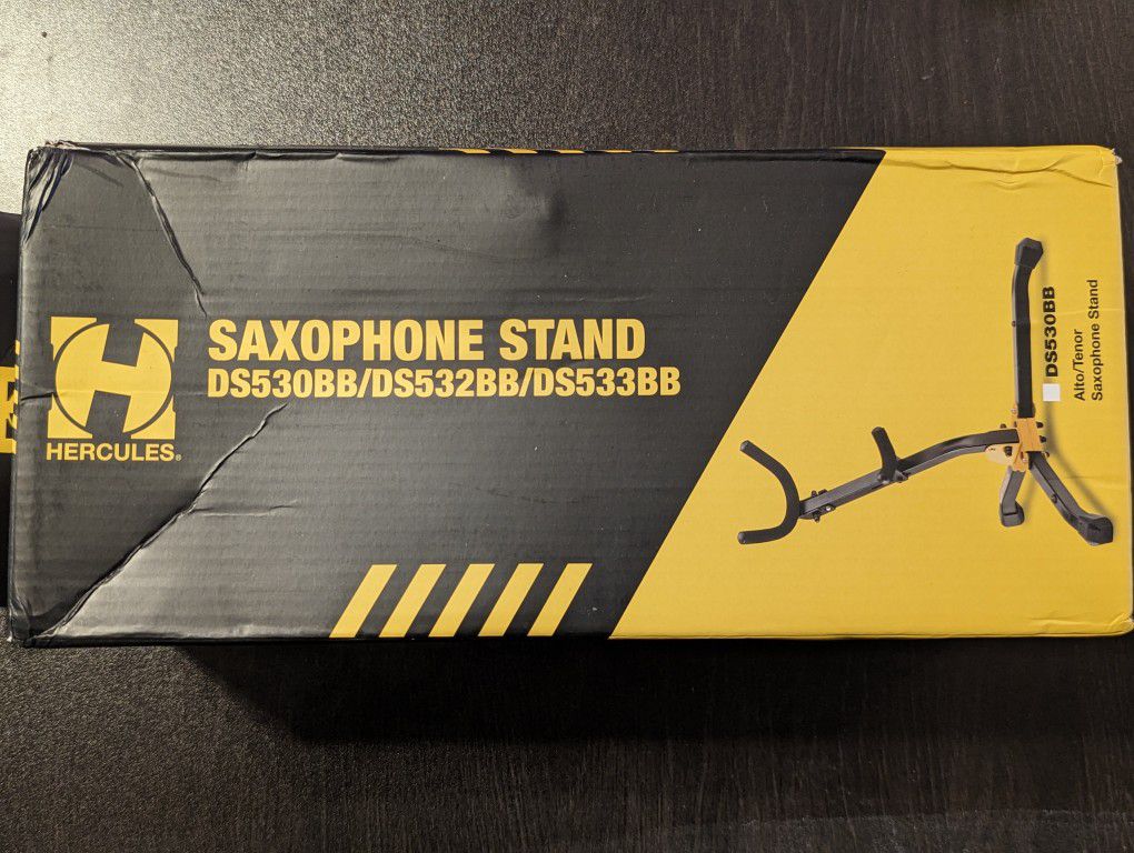 Hercules - Alto/Tenor Saxophone Stand - New In Box