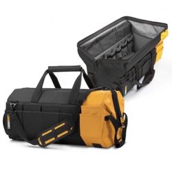 TOUGHBUILT Massive Mouth 26 in. Tool Bag with 62-Pockets in Black