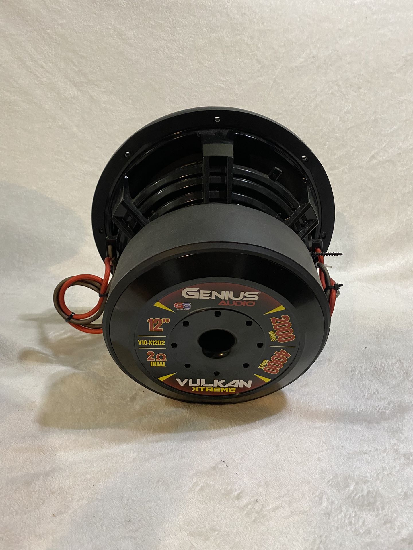 Brand New 12" Genius Audio Vulkan Xtreme 4000w Max Power Subwoofer  $370 Each 