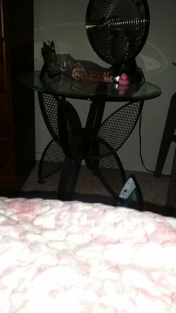 Wrought iron tables $50.00 both