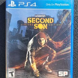 PS4 Game - Infamous Second Son Limited Edition (Preowned)