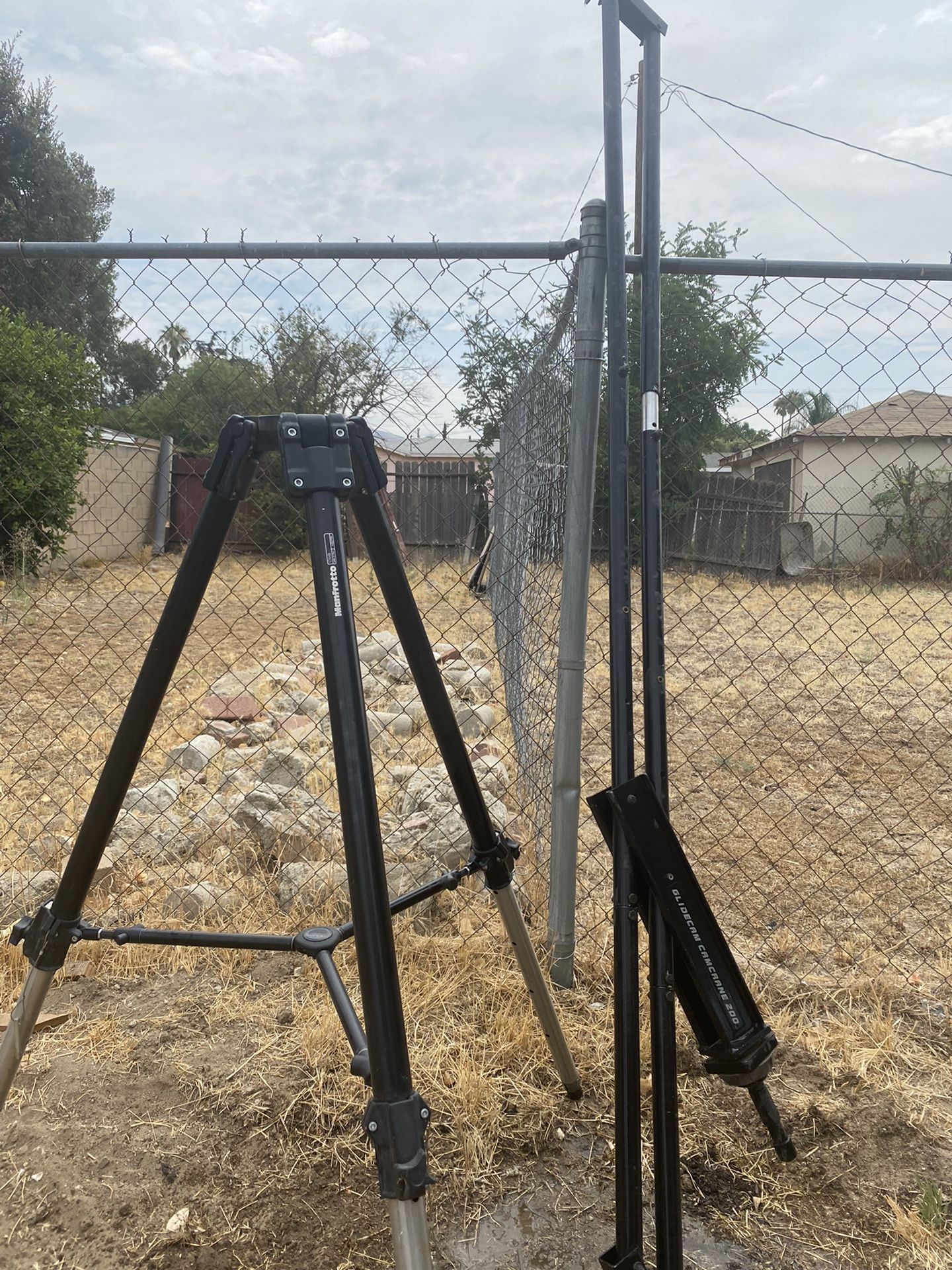 Manfrotto 528xb Heavy Duty Mount/Tripod + Glidecam Camcrane 200 (no longer made)