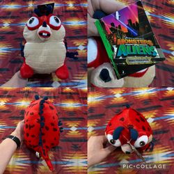 DreamWorks Monsters VS Aliens INSECTOSAURUS 12" Plush Stuffed Animal Toy Factory