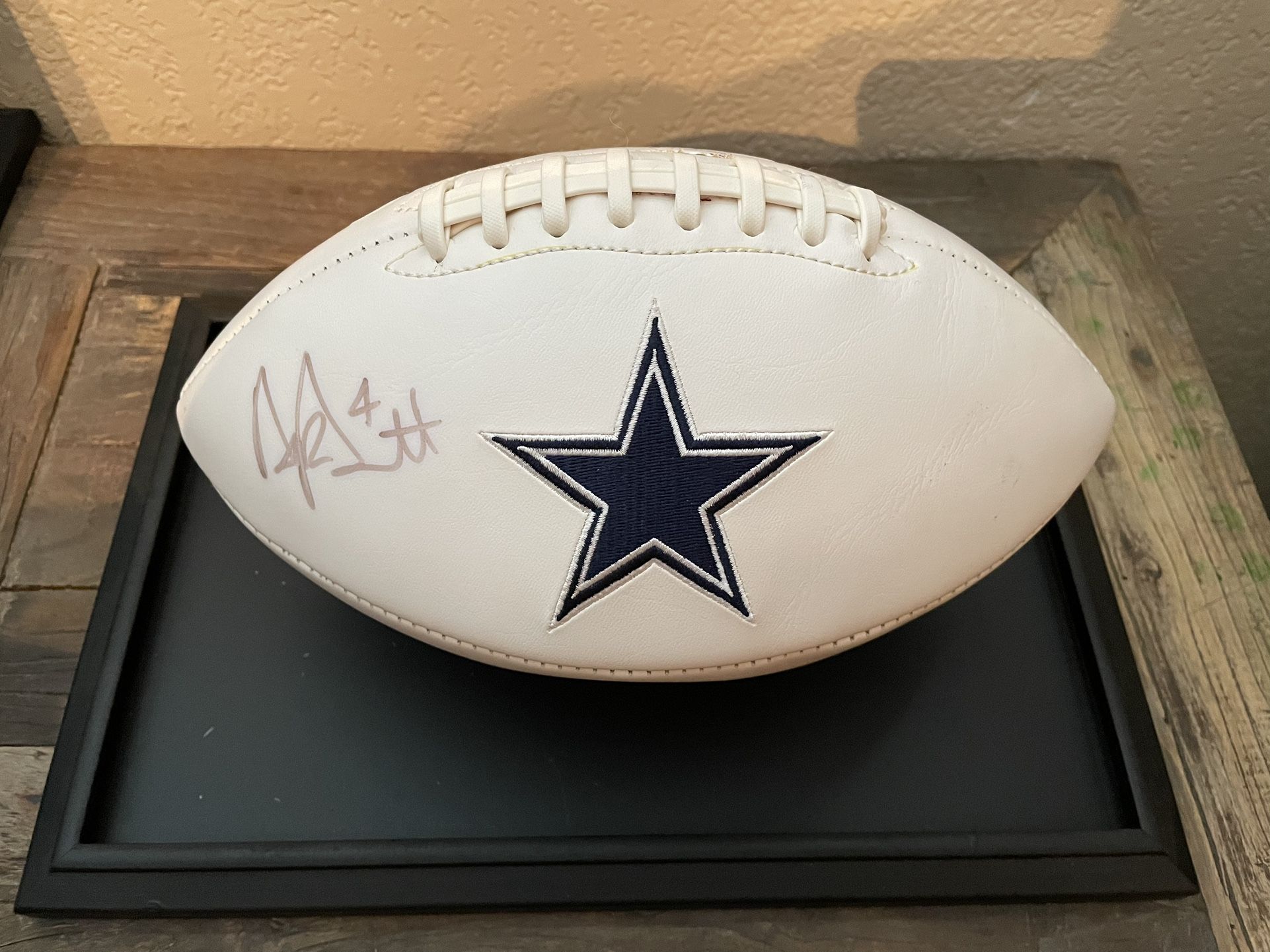 DALLAS COWBOYS Dak Prescott Autographed Football