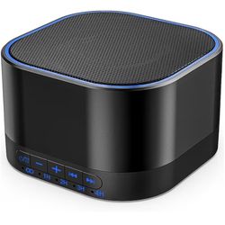 Magicteam White Noise Machine with 20 Non Looping Natural Soothing Sounds Memory Function 32 Levels of Volume Powered by AC or USB and Sleep Sound Tim