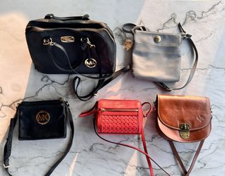 Purse Lot (Real Leather) - Michael Kors, Kate Spade, Tommy Hilfiger