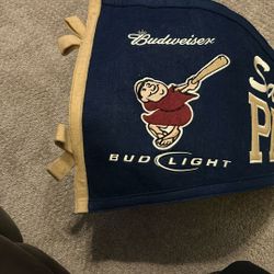 Vintage Budweiser San Diego Padres Pennant 