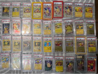 Pokemon pikachu psa10 lot