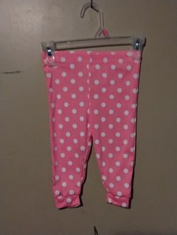 *Brand New w/tag* Girls Polka Dot leggings Size 12 Mth.