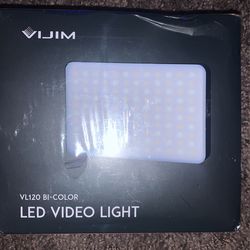 VIJIM DSLR LED Video Light on-Camera Dimmable Bi-Color 3000-6500K CRI 96+ Built-in 2800mAh Battery 96 Beads Magnetic Vlog Fill Lighting for Livestream