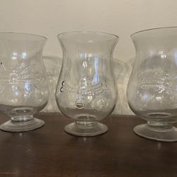 Glass Candle Holders / Vases