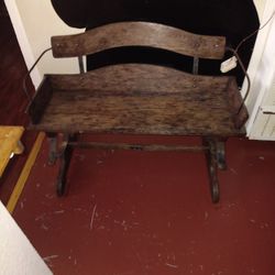 Old wagon buggy seat