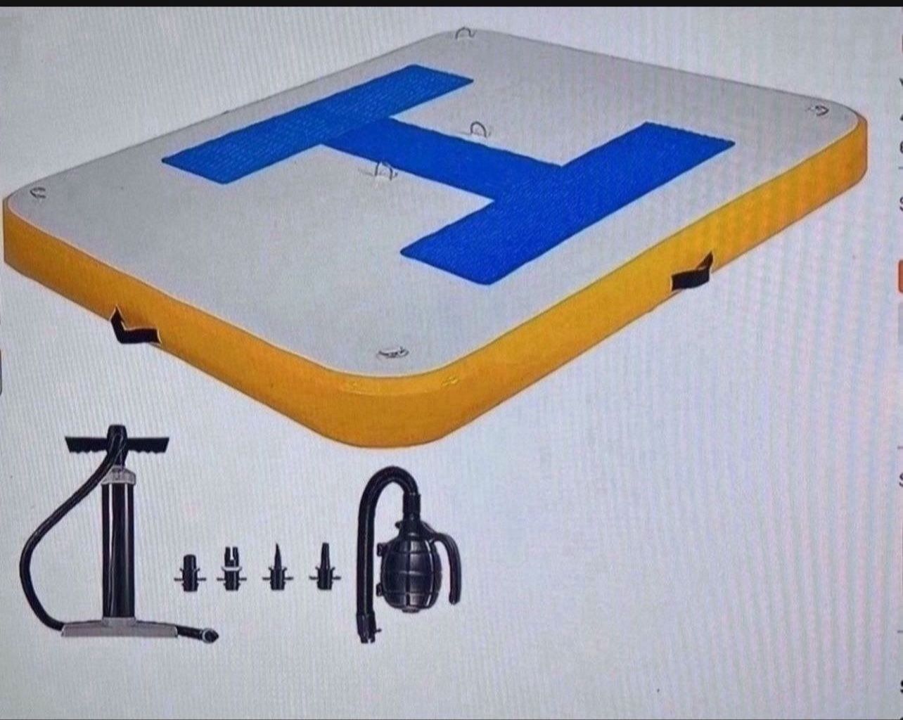 5’ x 6’ inflatable dock
