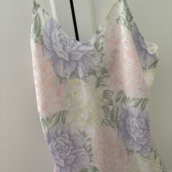 Floral Print Nightgown 