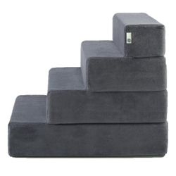 ZINUS Easy Pet Stairs , X-Large, Charcoal