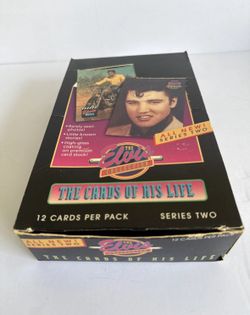 The Elvis Collection Series 2 The Cards of His Life Trading Cards Open Box
