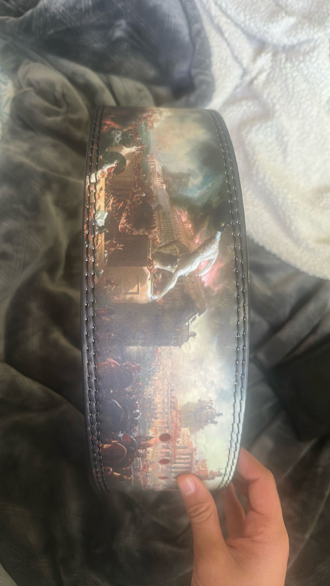 Brand New Katuma Custom Weightlifting Belt – Premium Leather, Artwork Design