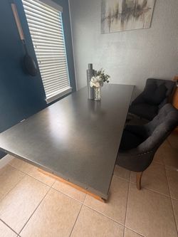 Pickup only 8FT  Dining Table Set – Table + Bench + 2 Chairs – $200 OBO