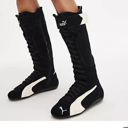 Puma Women's Speedcat Knee-High Sneaker Boot new shoes 