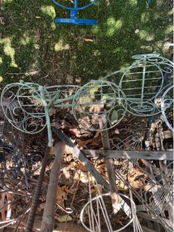 Vintage bike planter