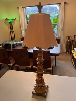 Table Lamp Study Library Office Vtg