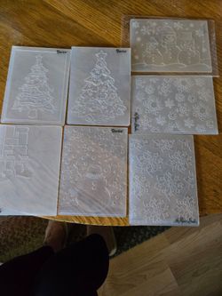 Embossing folders(PLEASE READ THE DESCRIPTION AND SEE ALL PHOTOS)