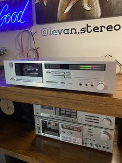 Vintage Yamaha K-15 Silver Face Cassette Deck | Flawless Mint Top & Sides | New Belts