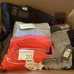 New With Tags lot of 41 Pieces Of Mixed Men’s & Women’s Miscellaneous Clothing