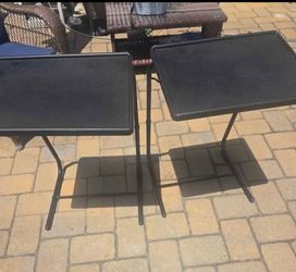 2 portable tables.. both