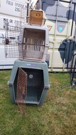 3 animal cages