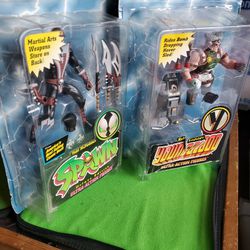 Mcfarlane NINJA SPAWN & TROLL action Figures Still In Package Both For $25