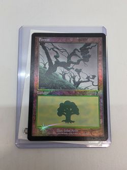 Forest 7th edition Foil Magic the Gathering MTG Excellent to lightly played