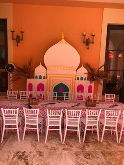 Arabic temple/castle backdrop