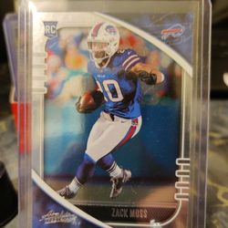 20/20 Absolute Zach Moss Rookie Card Card Number 200