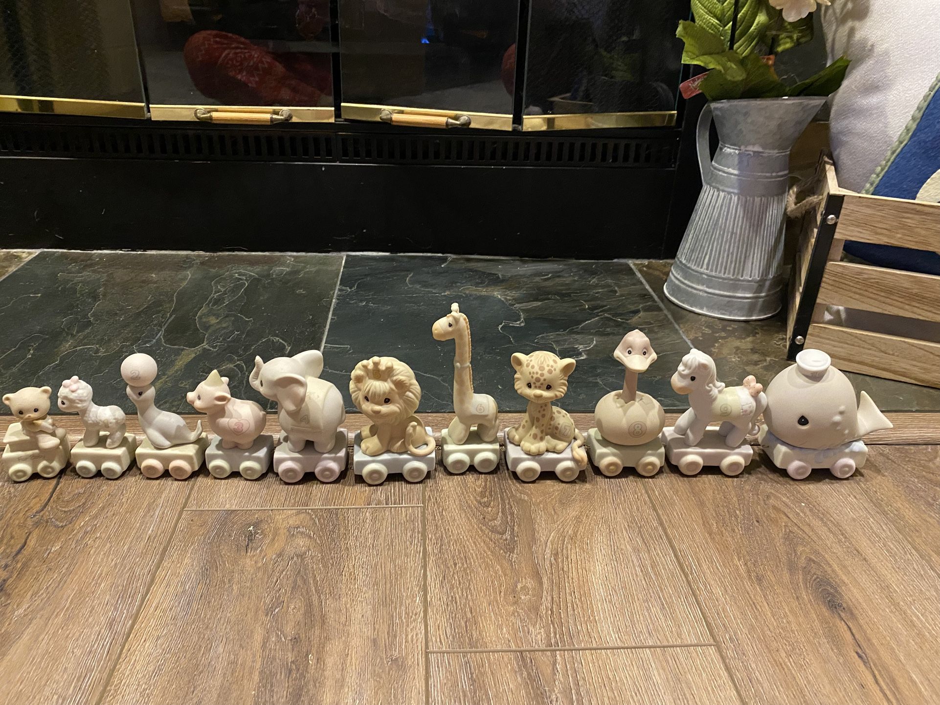 Precious Moment Children’s Train Figurine Set
