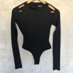 Year Of Ours Ribbed Shoulder-Cutout Bodysuit
