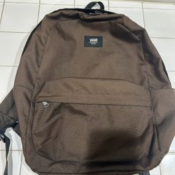 vans old skool backpack brown