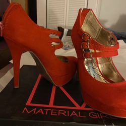 Red Heels - Size 7 