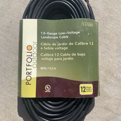12 Gauge 50ft Low Voltage Landscape Wire