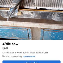 4" Tile Saw