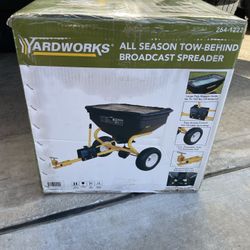 Tow Behind Adjustable Seed/Fertilizer Spreader