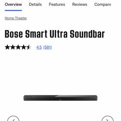 Bose Smart Ultra Soundbar - NEW IN BOX