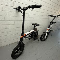 2 Electric bikes 